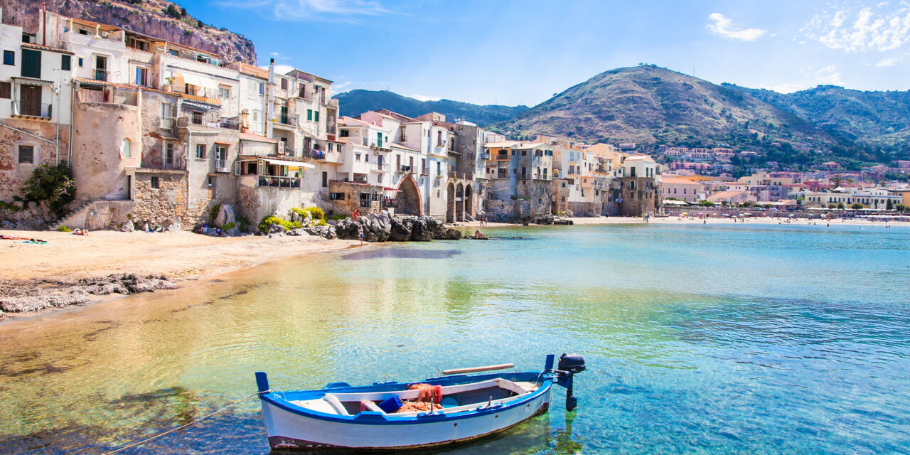 The beaches of Cefalù